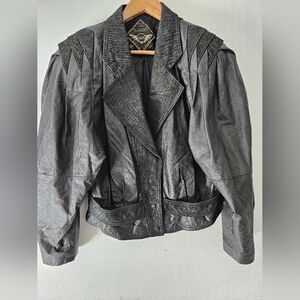 Vintage Retro Leather Jacket